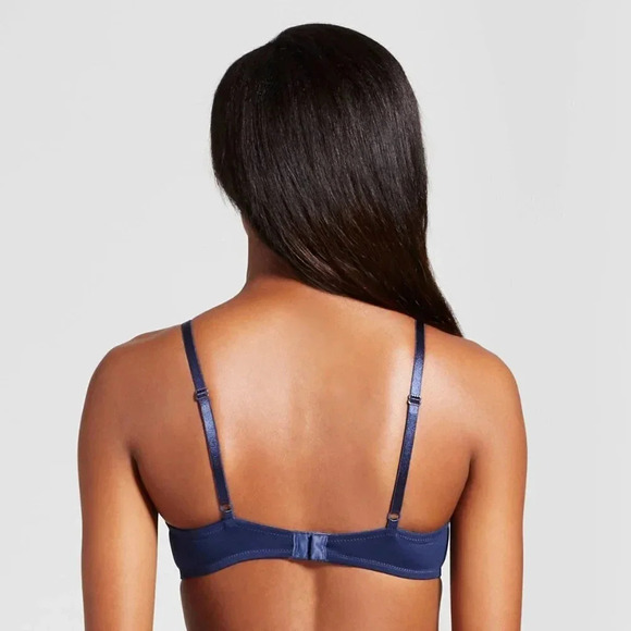 34C Maidenform 5679‎ Self Expressions Push-Up UW Bra Navy Blue NWT - Picture 7 of 7